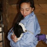 SONY DSC April with Boer goat