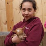SONY DSC April and goat kid